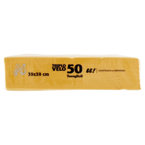 50 Tovaglioli 3 Veli Gialli U! Confronta e Risparmia